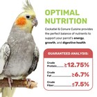 Cockatiel   Conure Food Cuisine 4 Lbs  Nutrient-rich Mixed Bird Seeds With Gr   