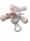 Pink Giraffe Pacifier Holder Baby Lovey Security Nookums