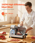 Commercial Meat Slicer  6 7-10 Inch Electric Food Slicer  240w Frozen Meat Deli