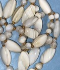 Antique Tibetan Himalayan Genuine Agate Trade Prayer Bead Necklace 34 Inch