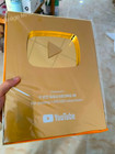 Youtube Play Button Silver Gold Playbutton Custom Award Plaque Wall Decoration