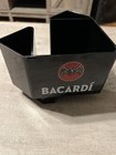 Bacardi Rum Bat Bar Caddy Napkin Straw Coaster Holder Man Cave Plastic Barware