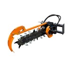 Landhonor 48in Skid Steer Trencher Attachment Garden Tree Digger Digging Machine