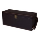 Vintage Leatherette Bar Set Cocktail Whisky Travel Case For Picnic Portable