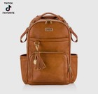 New  Tiktok Famous  Must Have  Itzy Ritzy Cognac Boss Plus Backpack Diaper Bag