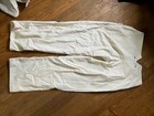 White Canvas Broadfall Trousers 1800s Townsends  Waist 44    Inseam 33   