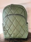 Vera Bradley Pearlized Cedar Green Essential Large Backpack Nwt Ultralight