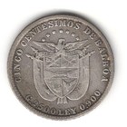 1904 Panama Silver 5 Centesimos