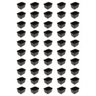Cage Cups 50-pk Black 1 Pint 16 Fl Oz Hanging Feed   Water Cups Chicken Poultry