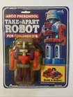 Vintage 1984 Arco Preschool Take-apart Robot Moc Toy Boot Leg Ko