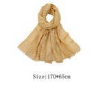 Women Ladies Long Hijab Headscarf Muslim Islamic Crinkle Soft Wrap Turban Scarf