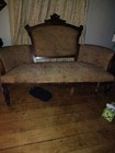 Antique 1800s Loveseat   My Great Grandmas 