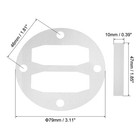 2 Sets Head Gasket Kit Reed Valve Central Pneumatic Air Compressor Parts