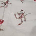 2 Columbine Cody Standard Pillow Case Combed Cotton Portugal Sock Monkey