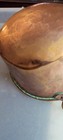 Vintage Handmade Hammered Copper Pot -verdigris Patina 4 25   x 2   