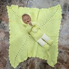 Vintage Handmade Crochet Baby Doll