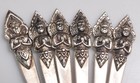 Vintage Set Of 16  Sterling Silver 925 Thailand Demitasse Spoons 4   lg  -vg