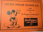 1940s New Orleans La Vanity Club Menu Mickey Mouse Ginger Ale Dr Pepper Bottling