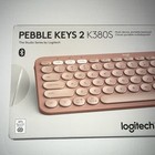 Logitech Pebble Keys 2 K380s Multi-device Bluetooth Wireless Keyboard Rose New