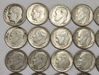 Roll Of 50 Silver Roosevelt Dimes  5 Face Value 90  Silver Coins Mixed Dates