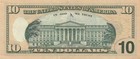 Lucky  10 Cash Money Ten Dollar Bill Us Note Usd Federal Reserve Note New Money