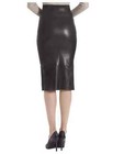 Handmade Leather Women s Skirt Black Genuine Lambskin Stylish Party Wear Club