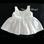 Build-a-bear White Dress  Sequin 3d Flowers  Confirmation  Wedding Teddy Clothes