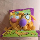 Mattel Nickelodeon Catdog Two-headed Hand Puppet Toy 1998 In Box