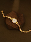 Dainty Gold Vintage Style Watch Women Elegant Lightweight Bracelet Watch Gift