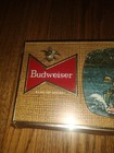Budweiser Beer Sign Vintage Non Motion Ice Cold Bud Fishing