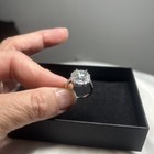 Gra Certified Moissanite Ring Size 6