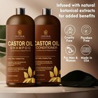 Hair Growth Rosemary   Peppermint Oil Castor Oil Shampoo And Conditioner16oz