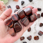 Red Tiger Eye Tumbled Stones 15-35mm  Crystal Healing  Reiki Wholesale Bulk Lots