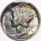 Pcgs Ms65fb 1941 Mercury Dime 10c Philadelphia Business Strike Full Bands