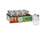 Ball Regular Mouth 16oz Pint Mason Jars Lids Bands 12 Count  4 Pack  48 Jars Tot