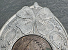 1901 Encased Cent Indian Head Penny Good Luck Ohio Suspender Co Advert G720