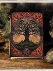 400 Page Large Tree Of Life Handmade Vintage Grimoire Leather Journal Fat 