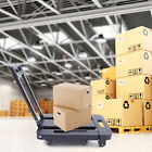 Folding Hand Truck Trolley Luggage Cart Foldable Dolly Push Cart 220lbs Capacity