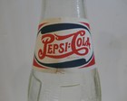 Rare 20 Inch Tall 1940 s Double Dot  Pepsi Cola Soda Clear Glass Bottle Replica
