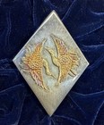 Japanese Showa Silver Bonbonniere Royal Wedding 24k Gold Imperial Mon Box
