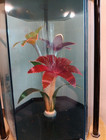 Vintage 1970 s Rotating Fiber Optic Flower Lamp