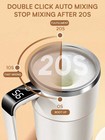 Pancerka Auto Stirring Cup  Automatic Magnetic Self Stirring Coffee Cup With Tem