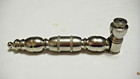 5 1 2  Inch Metal Tobacco Smoking Pipe Nickel Plated Brass Chamber Usa Made