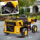 12v Kids Ride-on Dump Truck W  Electric Dump Bed   Shovel