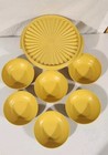 Vintage Tupperware Harvest Gold Salad Bowl And Lid   6 Cereal Bowls 880 890 Set