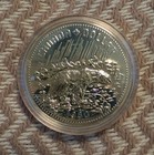 1980 Canada  1 Commemorative Proof Silver Coin  500 Fineness Km 131