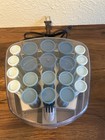 Electric  Hot Rollers Set W  Clips 1    3 4  Barrels  Indicator Light  Gray