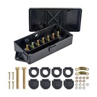 7 Way Trailer Junction Box Weatherproof 7 Color Coded Solid Studs Electrical 