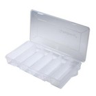 6 Compartment Clear Plastic Storage Tray Box Parts Organizer 8 1 4  X 4 1 4 