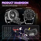 For Kawasaki Teryx Krx 1000 Laser Rgb Led Whip Lights Whipless Antenna Remote